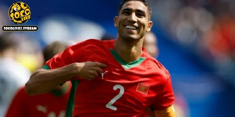 Achraf Hakimi sinh ra tại Tây Ban Nha nhưng lại chọn đội tuyển Morocco